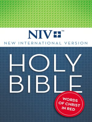 cover image of Holy Bible (NIV), Red Letter Edition